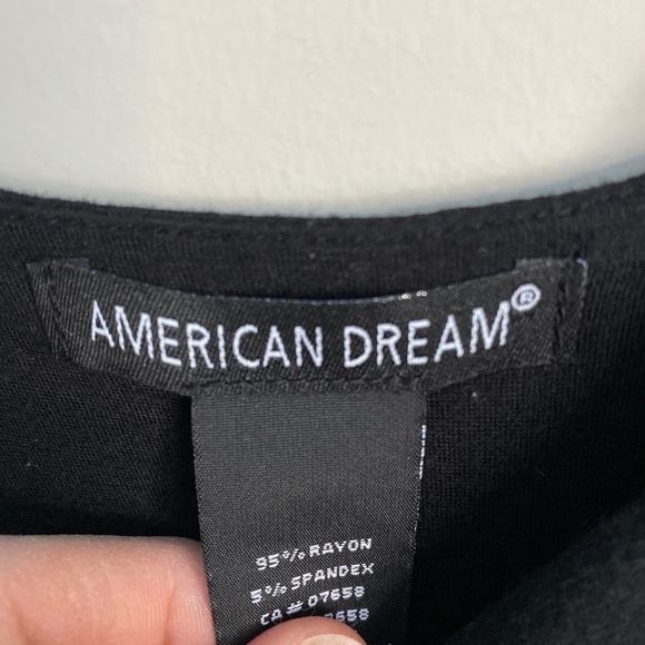 American Dream Women's‎ Black Sleek Sleeveless Mini Dress Size XS - Picture 2 of 9